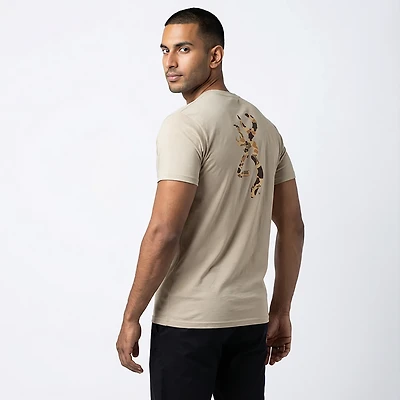 Browning Men's Duck Camo Buckmark Short Sleeve T-shirt