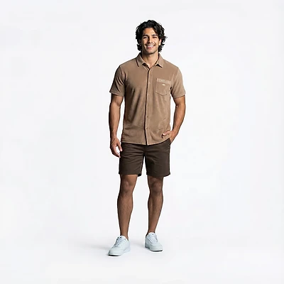 Texas Standard Men's Terlingua Terry Cloth Short Sleeve Shirt