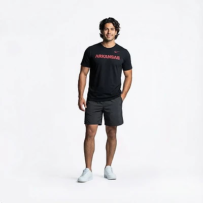 Nike Men's University of Arkansas Wordmark Graphic T-shirt