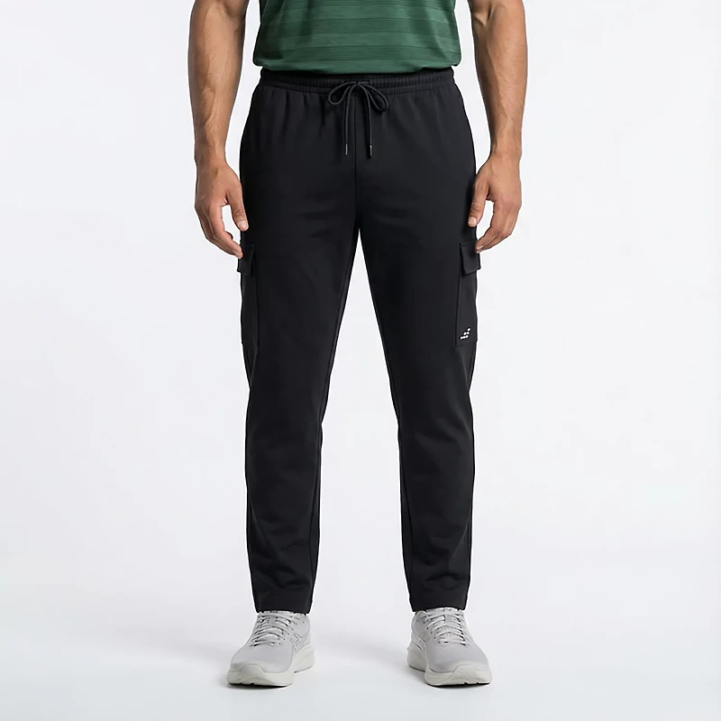 BCG Men's Double Knit Open Leg Cargo Pants