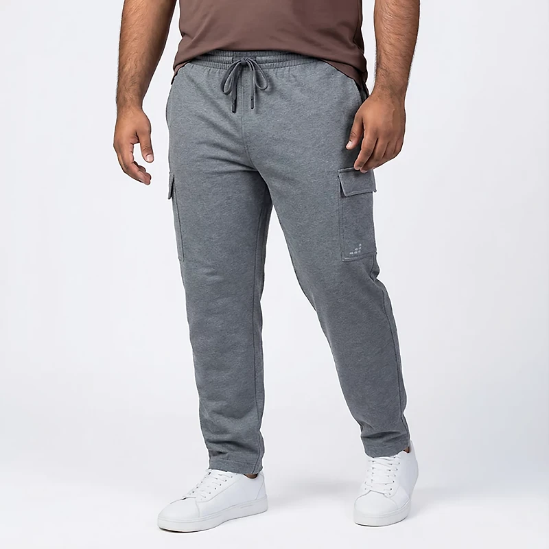 BCG Men's Double Knit Open Leg Cargo Pants