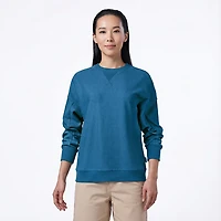 Magellan Outdoors Women's Campfire Crew Neck Ribbed Pullover