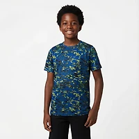 BCG Boys' Training Turbo Camo T-shirt