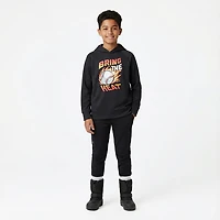 BCG Boys' Training Bring the Heat Long Sleeve Mesh Hoodie