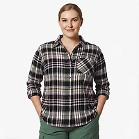 Magellan Outdoors Women's Willow Creek Plaid Long Sleeve Top