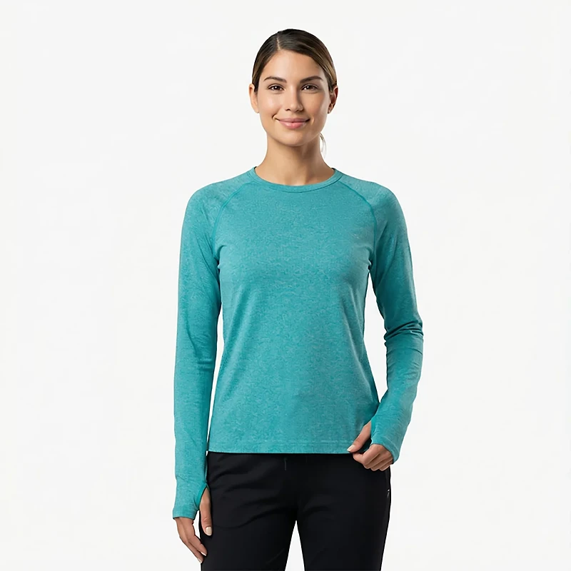 BCG Women's SMLS Rib Long Sleeve T-shirt