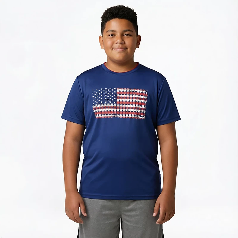 BCG Boys' Training Sport USA T-shirt