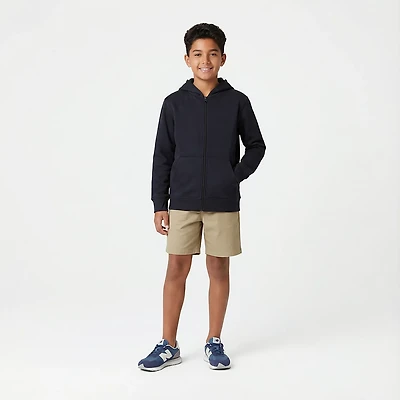 BCG Boys' Lifestyle Essential Cotton Fleece Full Zip Hoodie