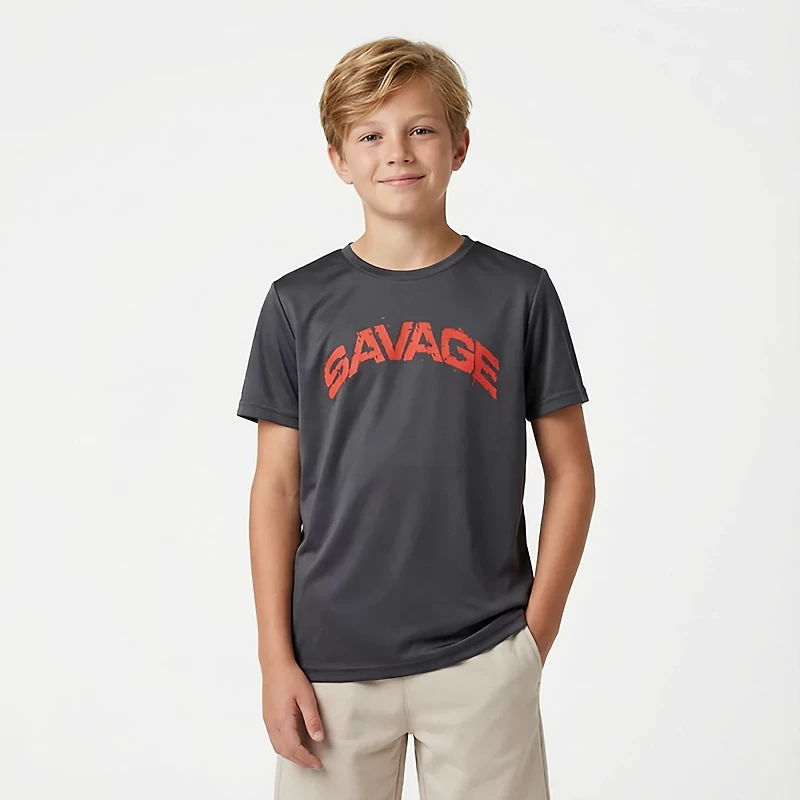 BCG Boys' Training Savage Short Sleeve T-shirt