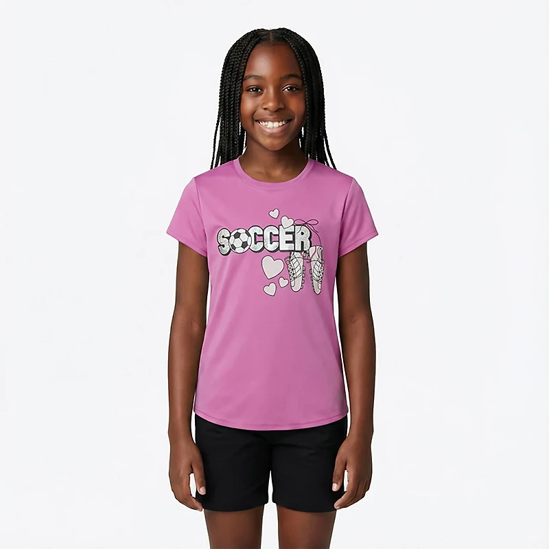 BCG Girls' Turbo GFX Short Sleeve Graphic T-shirt