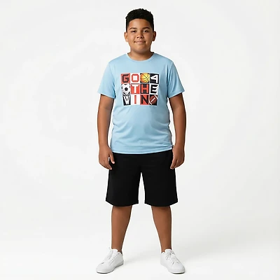 BCG Boys' Training Go for the Win Short Sleeve Graphic T-shirt