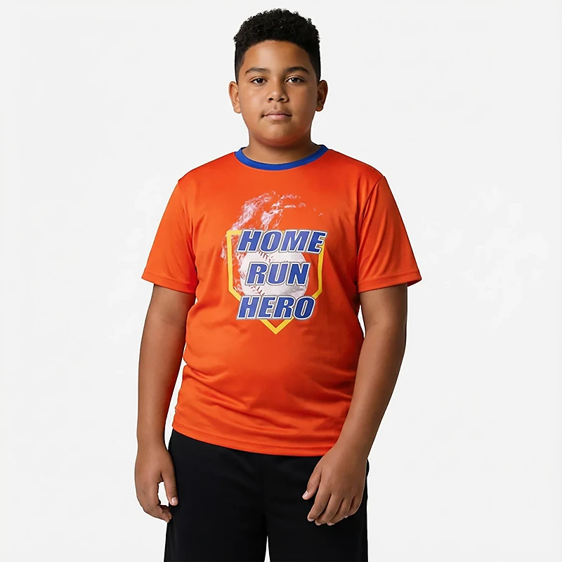 BCG Boys' Training Home Run Hero T-shirt