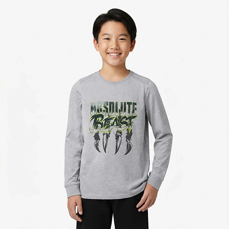 BCG Boys' Lifestyle Absolute Beast Long Sleeve T-shirt