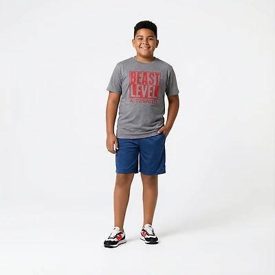 BCG Boys' Lifestyle Beast Level Short Sleeve T-shirt