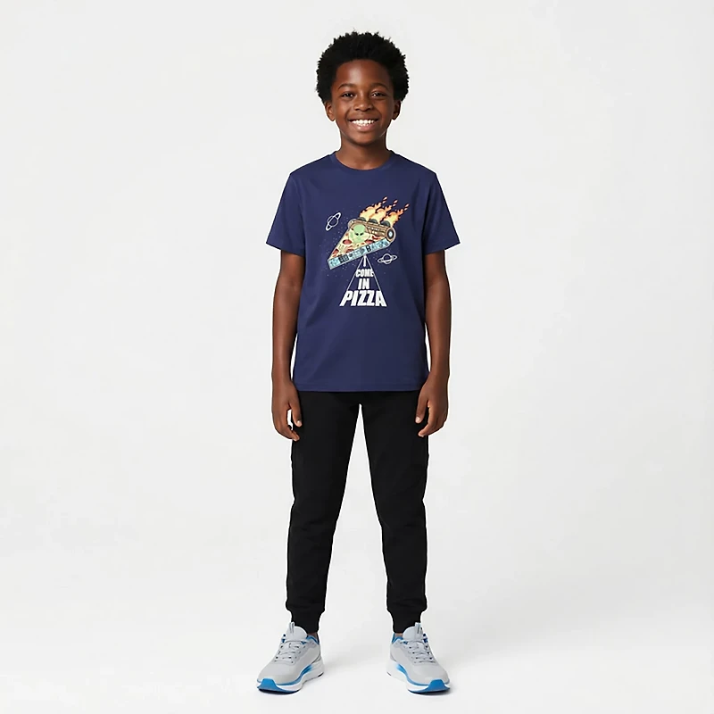BCG Boys' Lifestyle Come Pizza T-shirt