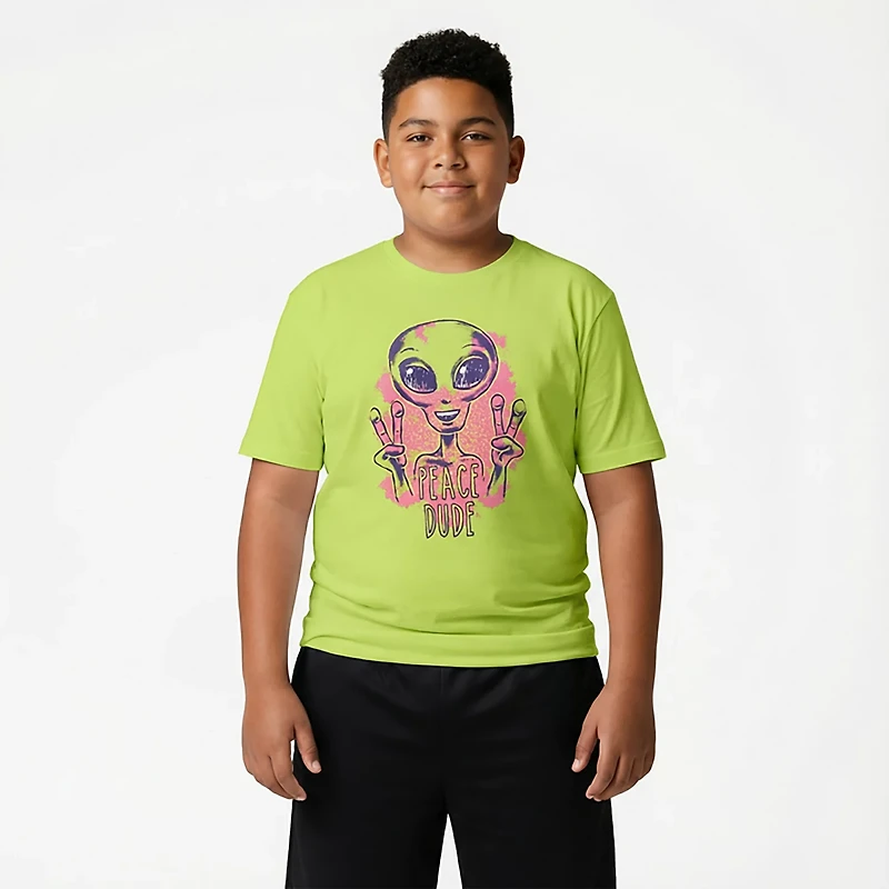 BCG Boys' Lifestyle Peace Out Marshawn T-shirt