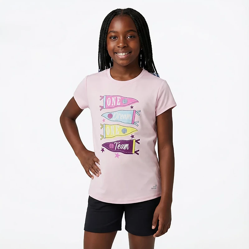 BCG Girls' 4-7 Turbo One Dream Graphic T-shirt