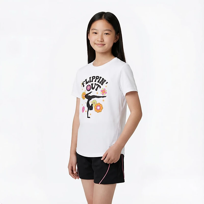BCG Girls' Turbo Flippin Out Graphic T-shirt