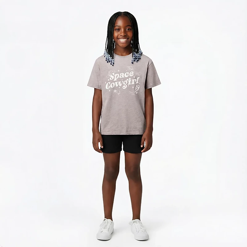 BCG Girls' Boxy Space Graphic T-shirt