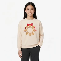 BCG Girls' Lifestyle Cotton Gingerbread Long Sleeve T-shirt