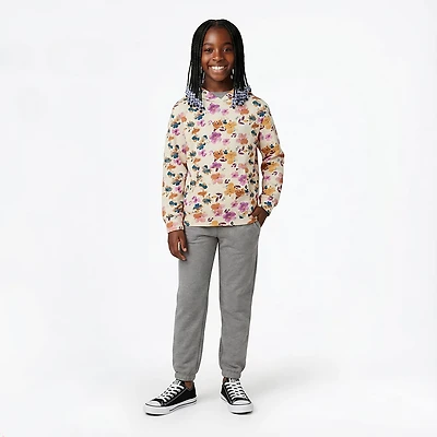 BCG Girls' Floral Fleece Print Hoodie