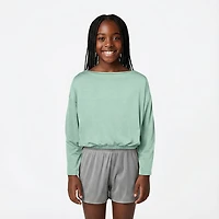 BCG Girls' Shoulder Play Long Sleeve T-shirt