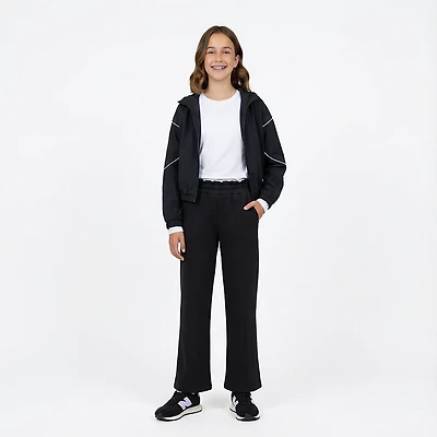 BCG Girls' Cotton Fleece Wide Leg Pants