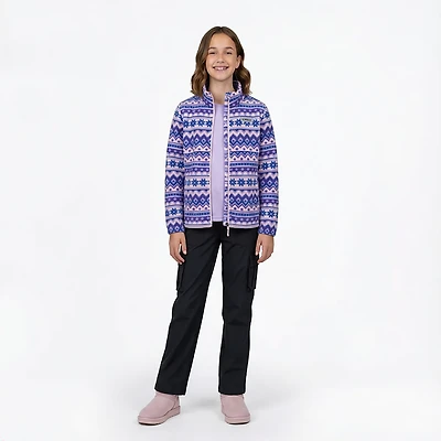 Magellan Outdoors Girls' Arctic Fleece Printed Jacket