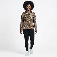 Magellan Outdoors Women's HuntGear Crockett 1/4 Zip Long Sleeve Pullover