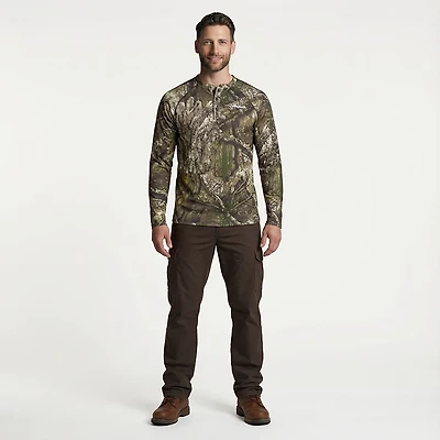 Magellan Outdoors Men's HuntGear Hill Zone Long Sleeve Henley