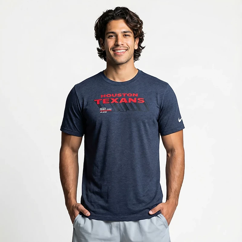 Nike Men's Houston Texans Triblend Graphic T-shirt