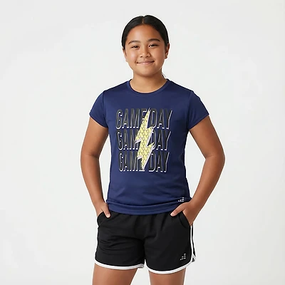 BCG Girls' Turbo Light Bolt Graphic T-shirt