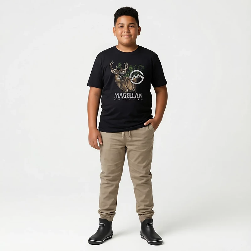 Magellan Outdoors Boys' Scratch Deer T-shirt