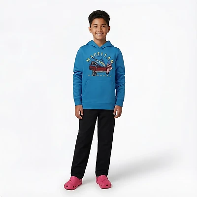Magellan Outdoors Boys’ Marlin Americana Truck GFX Fleece Hoodie