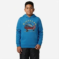 Magellan Outdoors Boys’ Marlin Americana Truck GFX Fleece Hoodie