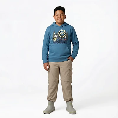 Magellan Outdoors Boys' Firefly Buddy Fleece Graphic Hoodie