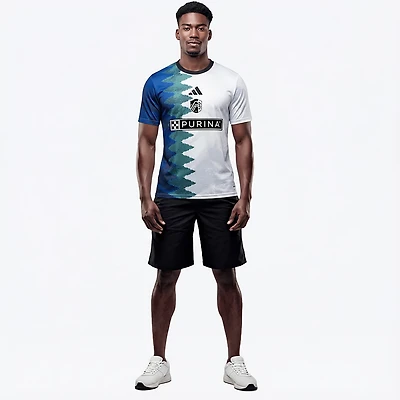 adidas Men's St. Louis City SC MLS 25 Prematch Top Gaming Jersey