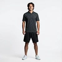 Callaway Men's Short Sleeve Multi Palm Print Golf Shirt