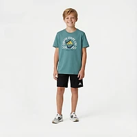 adidas Boys' Cheese Stripe Life Short Sleeve Graphic T-shirt