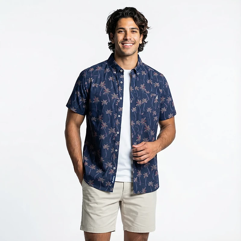 Chubbies Men's The Brushstroke Palms Performance Friday Shirt