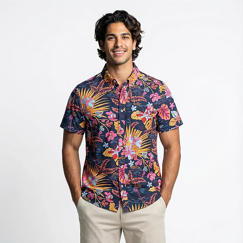 Chubbies Men's The Leafscape Performance Friday Shirt