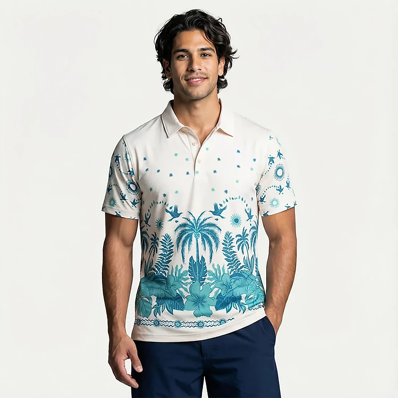 Chubbies Men's The Scenic Route Performance Polo