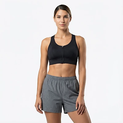 BCG Women's High Support Front Zip Sports Bra