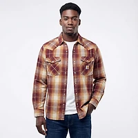 Carhartt Men's Montana Flame-resistant Relaxed Fit Long-Sleeve Snap-Front Plaid Shirt