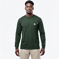 Carhartt Men's Oil Rig Flame-resistant Relaxed Fit Long-Sleeve Graphic Shirt