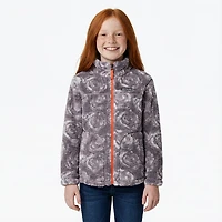 Columbia Sportswear Girls' West Blend Printed Full Zip Fleece Jacket