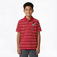 Two Feet Ahead Boys' University of Georgia Multi-Stripe Polo Shirt