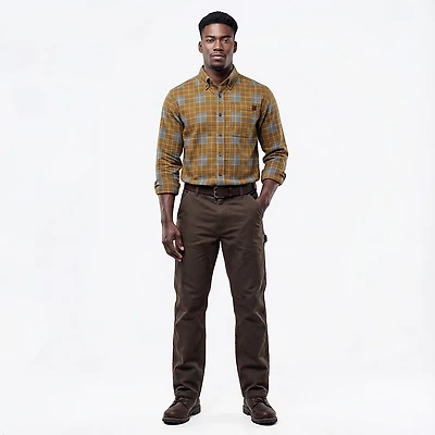 Drake Men's Midwale Corduroy Plaid Long Sleeve Button Down Shirt