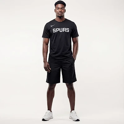 Nike Men's San Antonio Spurs Essential Wordmark Short Sleeve T-shirt