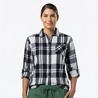 Magellan Outdoors Women's Willow Creek Midweight Flannel Shirt
